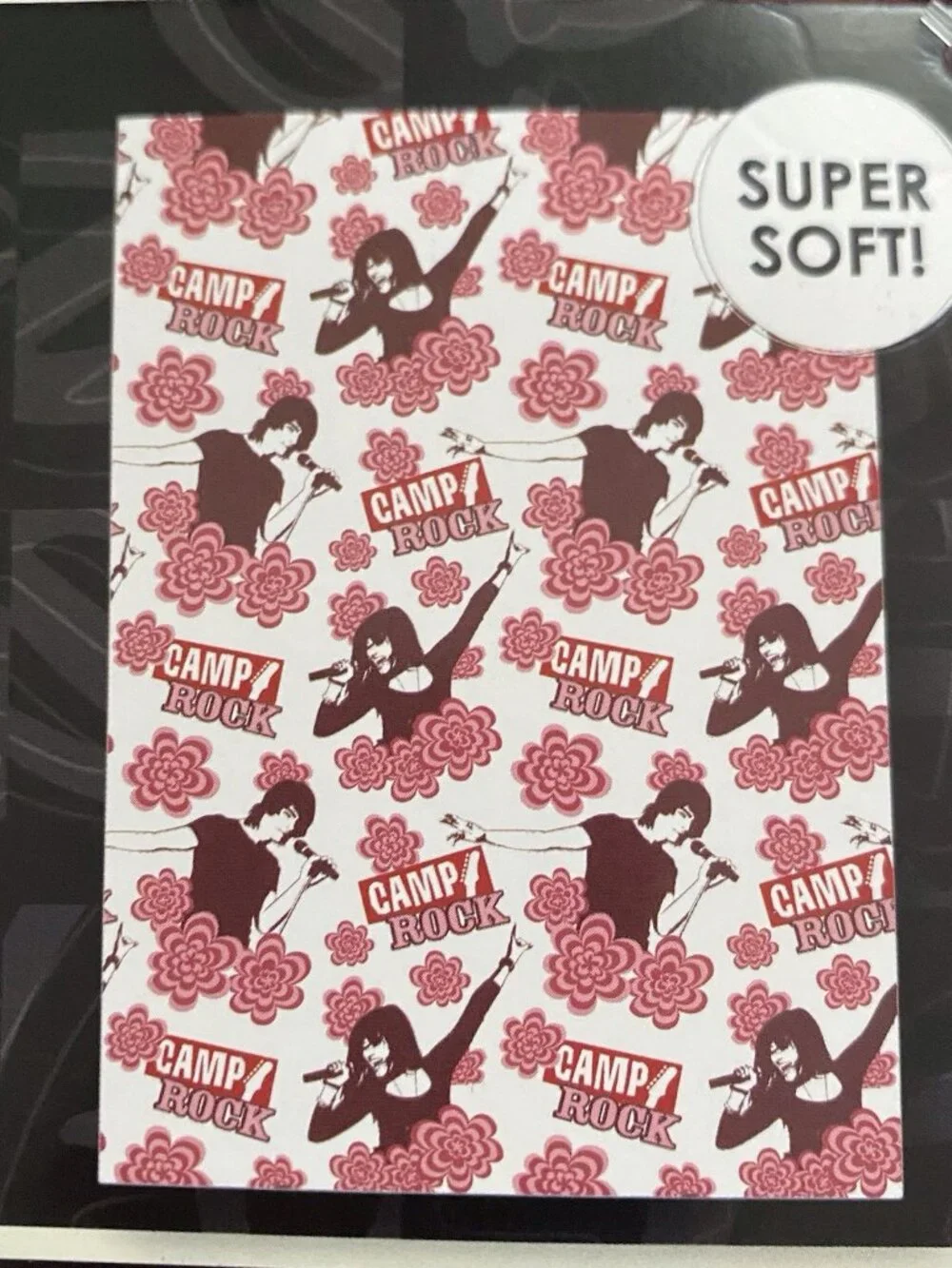 Disney Camp Rock Super Soft Plush Throw Blanket 50” X 70” Retro NEW